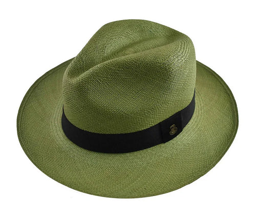 Advanced Original Panama Hat - Verde Oscuro Toquilla Straw