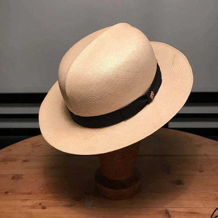 Ecuador imported senior Panama straw hat - Montecristi Colonial