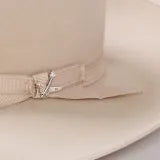 Skyline Wool Fedora Silverbelly Color