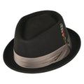 Thread Heritage Hats Stout Wool Felt Pork Pie Hat - Brown