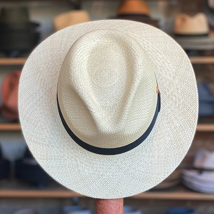 Can be rolls up for packing - Handmade panama hat - Gedeon