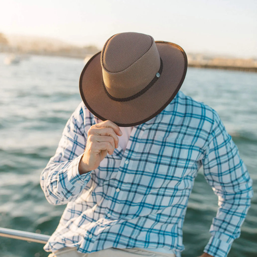 Cabana - Mens Breathable Wide Brim Sun Hat