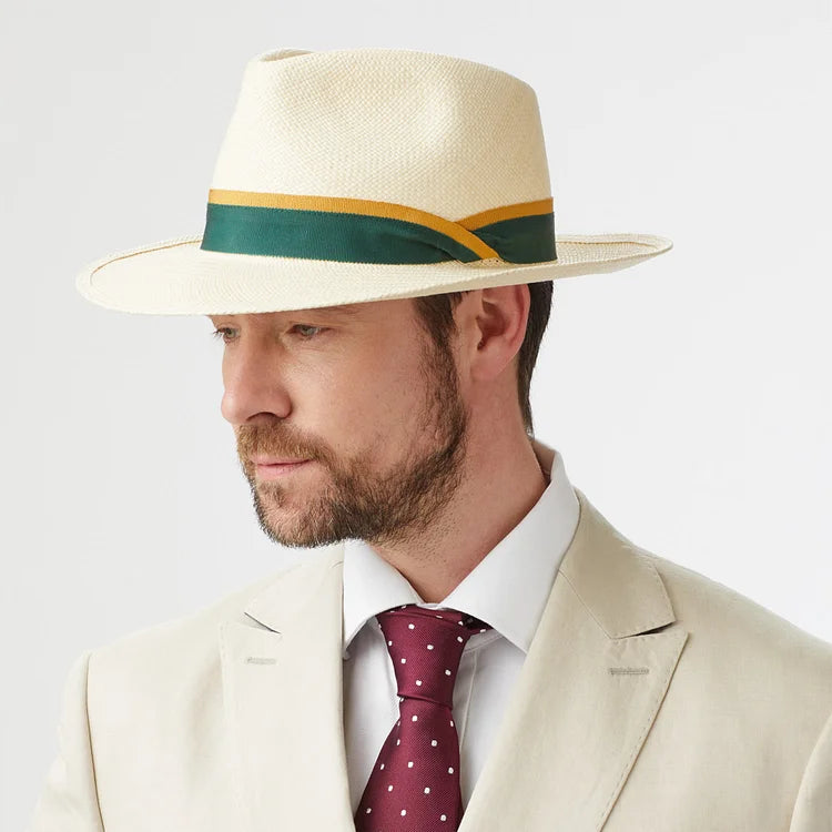 Can be rolls up for packing - Highgrove Panama Hat